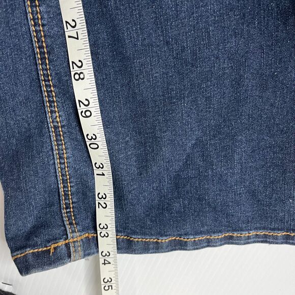 Torrid Luxe Slim Boot Jeans Womens Super Stretch Dark Wash Sz 10T Feel the Fit - Picture 7 of 9